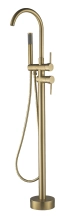 Змішувач для ванни VBI MILANO BRUSHED GOLD підлоговий