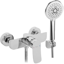 Смеситель для ванны и душа REA DART CHROME настенный без излива *