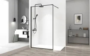 Душевая стенка REA BLER 120 BLACK №2