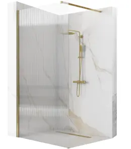 Душова стінка REA AERO 100 INTIMO BRUSHED GOLD №1