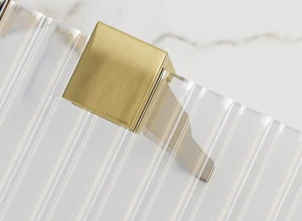 Душевая стенка REA AERO 90 INTIMO BRUSHED GOLD №2