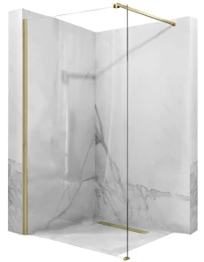 Душова стінка REA AERO 110 BRUSHED GOLD №1