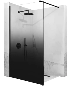 Душова стінка REA AERO OMBRE 120 BLACK №1