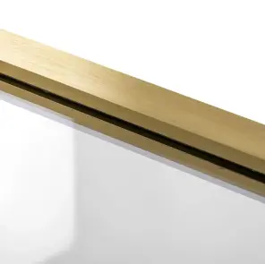 Душова стінка REA AERO 90 BRUSHED GOLD №5