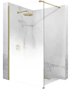 Душова стінка REA AERO OMBRE 120 MATT BRUSHED GOLD №1