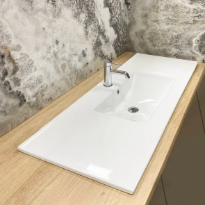 Умивальник (раковина) VBI FERRARA 120 WHITE врізний №12
