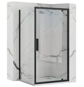 Душевая кабина REA RAPID SWING 100x100 BLACK №1