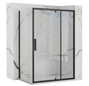 Душова кабіна REA RAPID SWING 80x120 BLACK №1