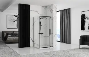 Душевая кабина REA RAPID SWING 90x120 BLACK №3