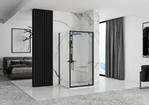 Душова кабіна REA RAPID SWING 80x70 BLACK №4