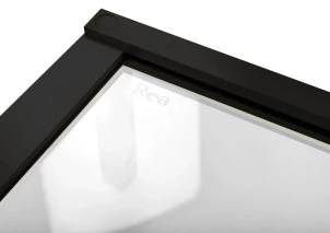 Душевая кабина REA HUGO 90х90 BLACK двойная №5