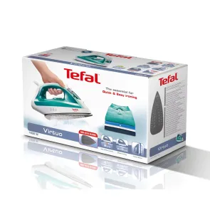утюг Tefal Virtuo, 1800Вт, 200мл, паровой удар -80гр, постоянная пара - 24гр, керам. подошва, бело-бирюзовый №7