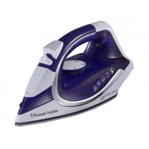 Праска Russell Hobbs безпровідна Supreme Steam Cordless, 2400Вт, 300мл, паровий удар -40гр, постійна пара - 135гр, база для заряджання, автовимкнення, керам. підошва, біло-синій №2