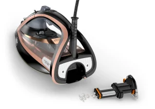 утюг Tefal Ultimate Pure, 3200Вт, 350мл, паровой удар -260гр, постоянная пара - 60гр, керам. подошва, черно-розовый №7