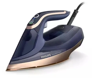 Праска Philips Azur 8000 Series, 3000Вт, 350мл, паровий удар -260гр, постійна пара - 85гр, нерж. сталь, темно синій №1