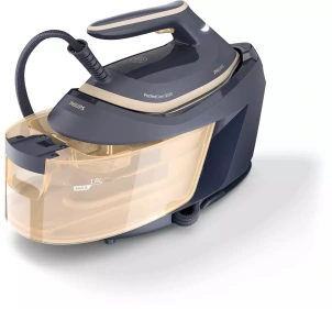 утюг-парогенератор Philips PerfectCare 6000 Series, 2400Вт, 1800мл, паровой удар -600гр, постоянный пар - 130гр, нерж. сталь, сине-золотой №5