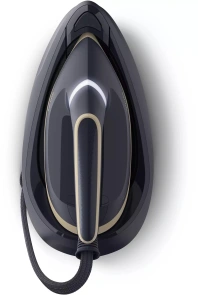 утюг-парогенератор Philips PerfectCare 6000 Series, 2400Вт, 1800мл, паровой удар -600гр, постоянный пар - 130гр, нерж. сталь, сине-золотой №7