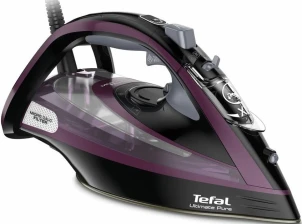Праска Tefal Ultimate Pure, 3000Вт, 350мл, паровий удар -240гр, постійна пара - 55гр, керам. підошва, чорно-фіолетовий №1