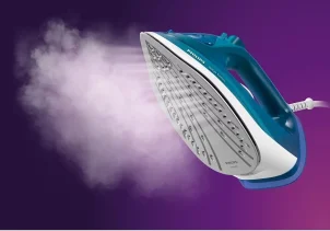 Праска Philips 3000 series, 2600Вт, 300мл, паровий удар -200гр, постійна пара - 40гр, керам. підошва, синій №3
