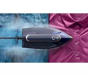 Праска Philips Azur 8000 Series, 3000Вт, 350мл, паровий удар -260гр, постійна пара - 85гр, нерж. сталь, темно синій №6