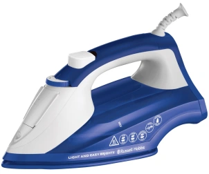 утюг Russell Hobbs Light&Easy Brights Sapphire, 2400Вт, 240мл, паровой удар -115гр, постоянная пара - 35гр, керам. подошва, темно синий №1