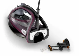 Праска Tefal Ultimate Pure, 3000Вт, 350мл, паровий удар -240гр, постійна пара - 55гр, керам. підошва, чорно-фіолетовий №7