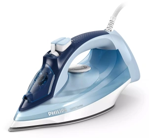 утюг Philips 5000 Series, 2400Вт, 320мл, паровой удар -180гр, постоянный пар - 45гр, керам. подошва, голубой №9