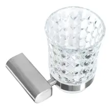 Стакан для зубных щеток REA 322224 NICKEL BRUSHED *