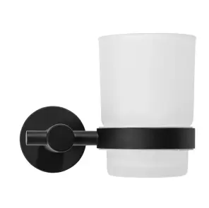 Стакан для зубных щеток REA 322233C BLACK черный №1