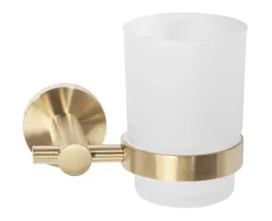 Склянка для зубних щіток REA 322233 BRUSHED GOLD * №1