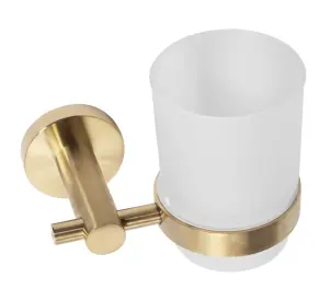 Склянка для зубних щіток REA 322233 BRUSHED GOLD * №3