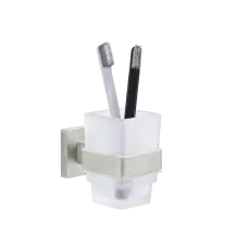 Стакан для зубных щеток VBI JUPITER NICKEL