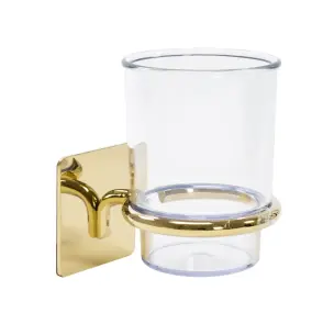 Склянка для зубних щіток REA 322189 GOLD золота * №3