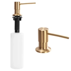 Врезной дозатор для жидкости REA BRUSHED LIGHT COPPER №1
