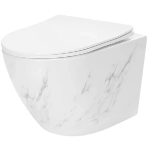 Подвесной унитаз REA CARLOS NATURE MARBLE №1