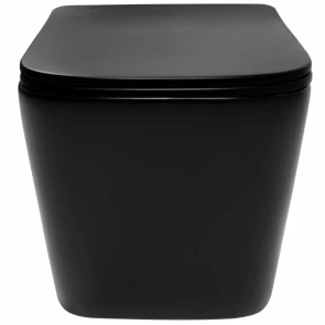 Подвесной унитаз REA JULIO BLACK MATT черный №2