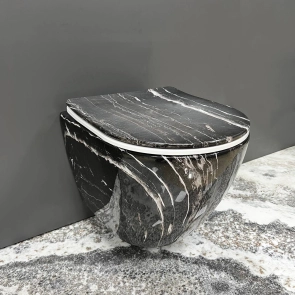 Підвісний унітаз VBI VULCANO BLACK ONYX №1