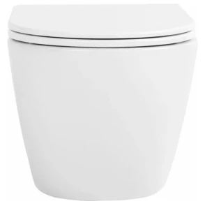 Подвесной унитаз REA CARLO FLAT MINI TORNADO WHITE №4
