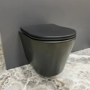 Підвісний унітаз VBI LEVANZO BLACK MATT №1