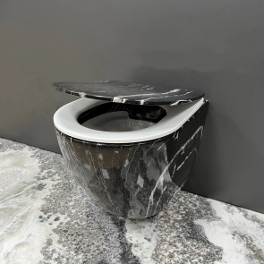 Підвісний унітаз VBI VULCANO BLACK ONYX №5