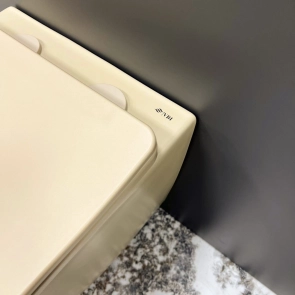 Подвесной унитаз VBI VULCANO BEIGE MATT №4