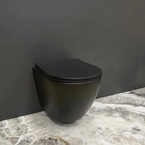 Підвісний унітаз VBI VULCANO BLACK MATT №1