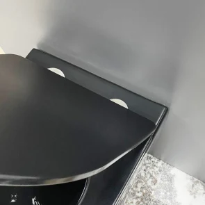 Підвісний унітаз VBI VULCANO BLACK GLOSSY №3