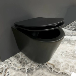 Підвісний унітаз VBI LEVANZO BLACK MATT №7
