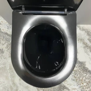 Підвісний унітаз VBI VULCANO BLACK GLOSSY №4