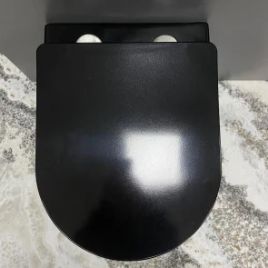 Підвісний унітаз VBI VULCANO BLACK GLOSSY №5
