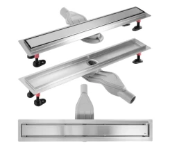 Трап для душу REA NEOX 60 SUPERFLOW BRUSHED STEEL 2в1 сталь в магазині TVOE