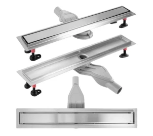Трап для душу REA NEOX 60 SUPERFLOW BRUSHED STEEL 2в1 сталь №1