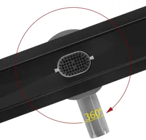 Трап для душа REA NEOX 60 PRO BLACK 2в1 черный №3