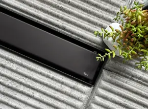 Трап для душу REA NEOX 90 PRO BLACK 2в1 чорний №12